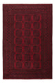 Afghan Teppich - Filpa - 197 x 293 cm - dunkelrot