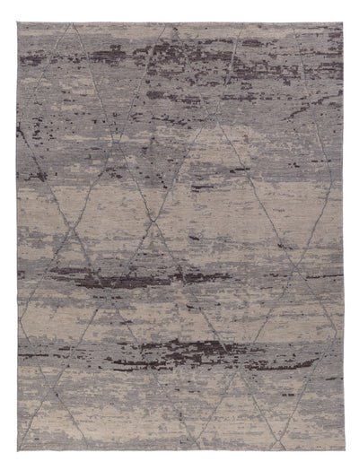 Berber Teppich 274x368cm - Wollteppich - dunkelgrau