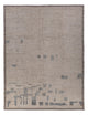 Berber Teppich 256x343cm - Wollteppich - grau