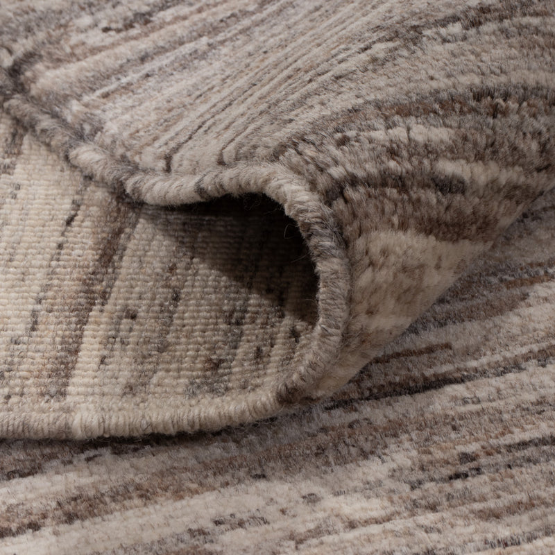 Berber Teppich 168x238cm - Wollteppich - dunkelgrau