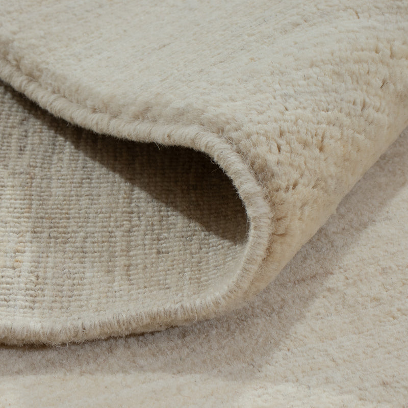 Berber Teppich 172x238cm - Wollteppich - hellgrau