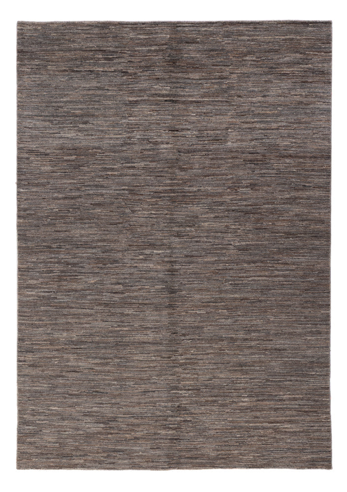 Berber Teppich 169x240cm - Wollteppich - dunkelgrau