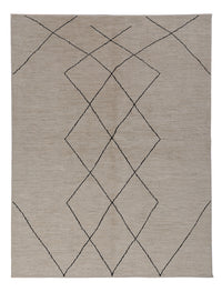 Berber Teppich 175x235cm - Wollteppich - grau – product image