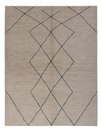 Berber Teppich 175x235cm - Wollteppich - grau – product image