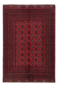 Akhche Teppich 164x242cm - Perserteppich - dunkelrot – product image