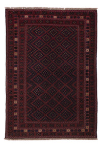 Kelim Afghan Teppich 136x196cm - dunkelrot – product image