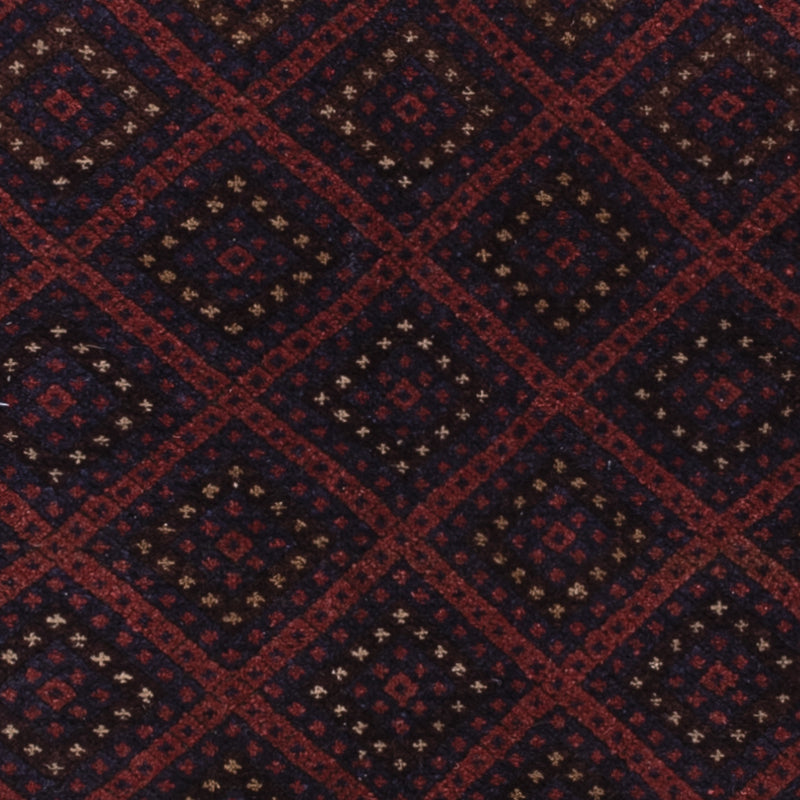 Kelim Afghan Teppich 136x196cm - dunkelrot
