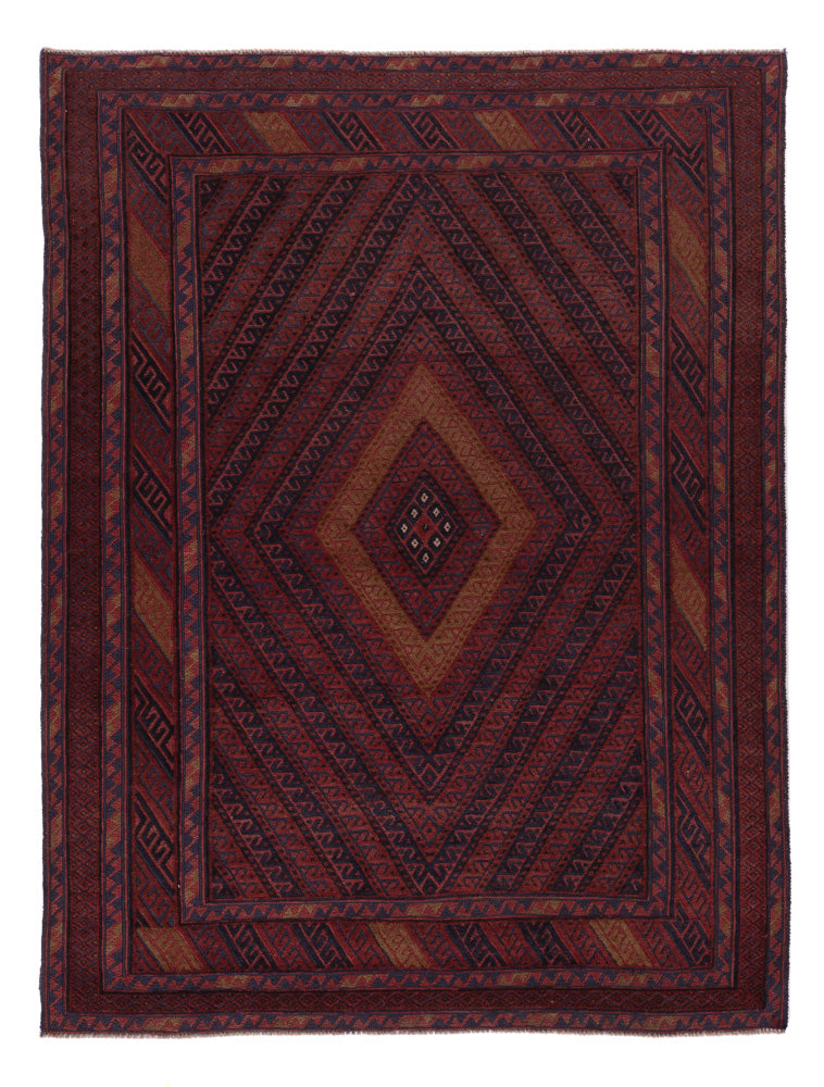 Kelim Afghan Teppich 155x201cm - rost