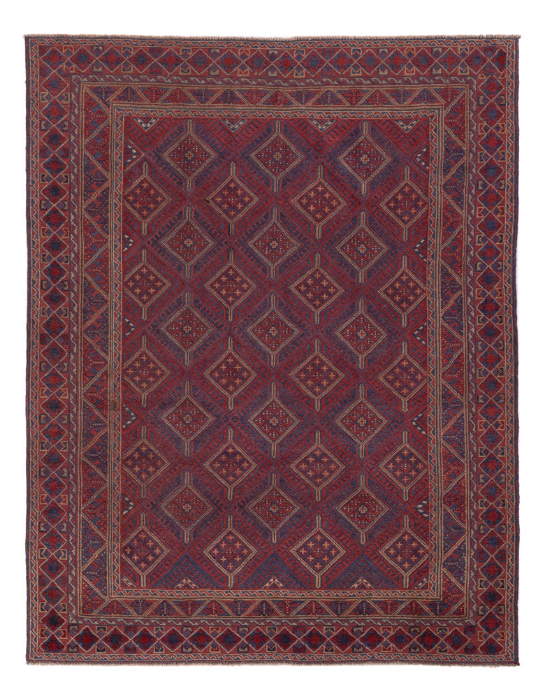 Kelim Afghan Teppich 155x207cm - rost