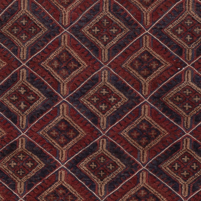 Kelim Afghan Teppich 155x188cm - dunkelbeige