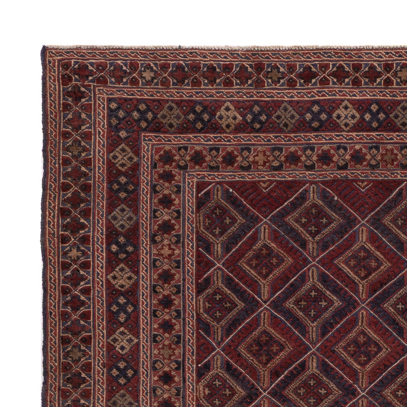 Kelim Afghan Teppich 155x188cm - dunkelbeige