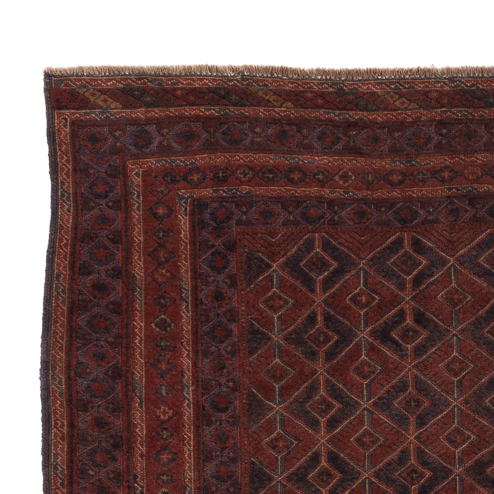 Kelim Afghan Teppich 149x202cm - dunkelbeige