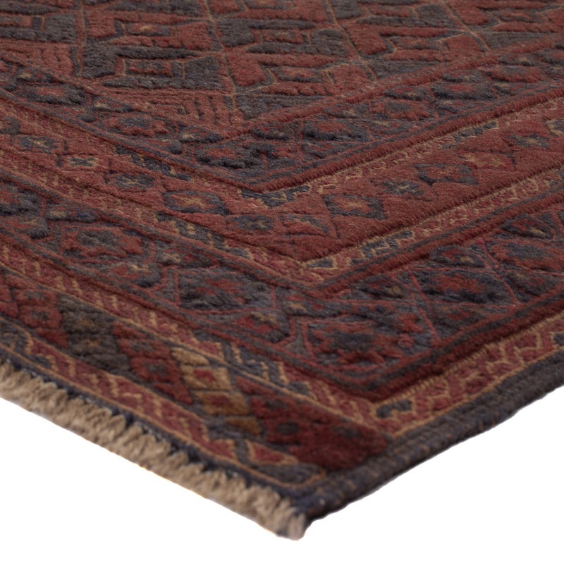 Kelim Afghan Teppich 149x202cm - dunkelbeige
