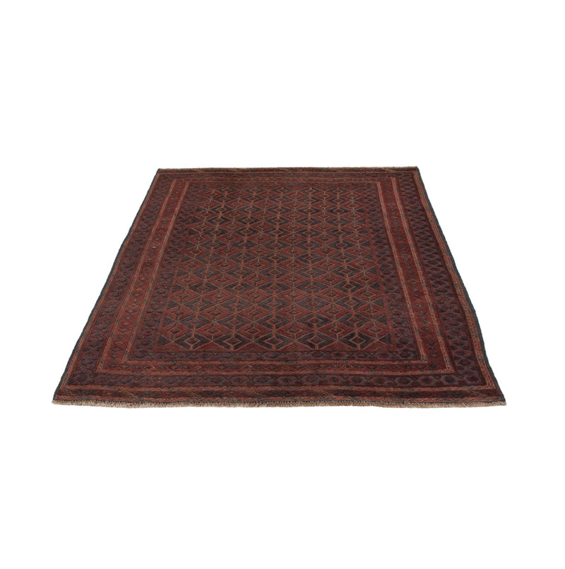 Kelim Afghan Teppich 149x202cm - dunkelbeige