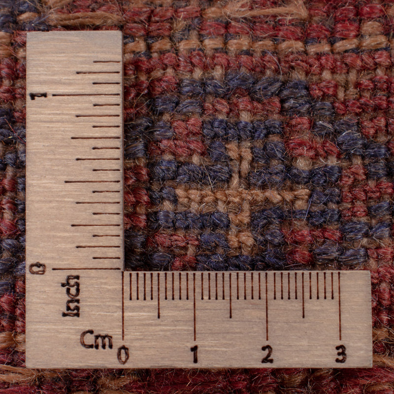 Kelim Afghan Teppich 149x202cm - dunkelbeige