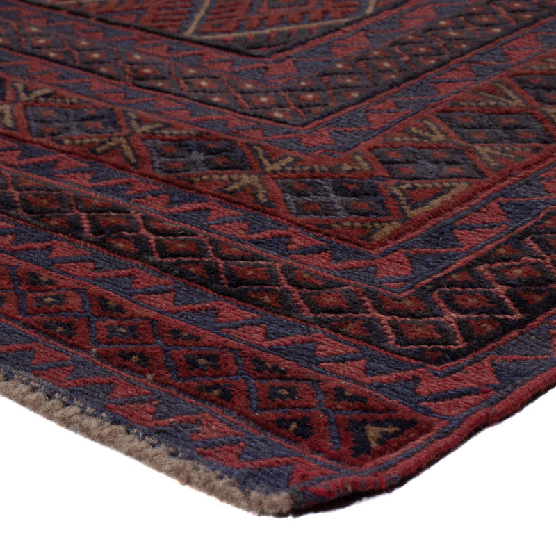 Kelim Afghan Teppich 151x187cm - dunkelbeige