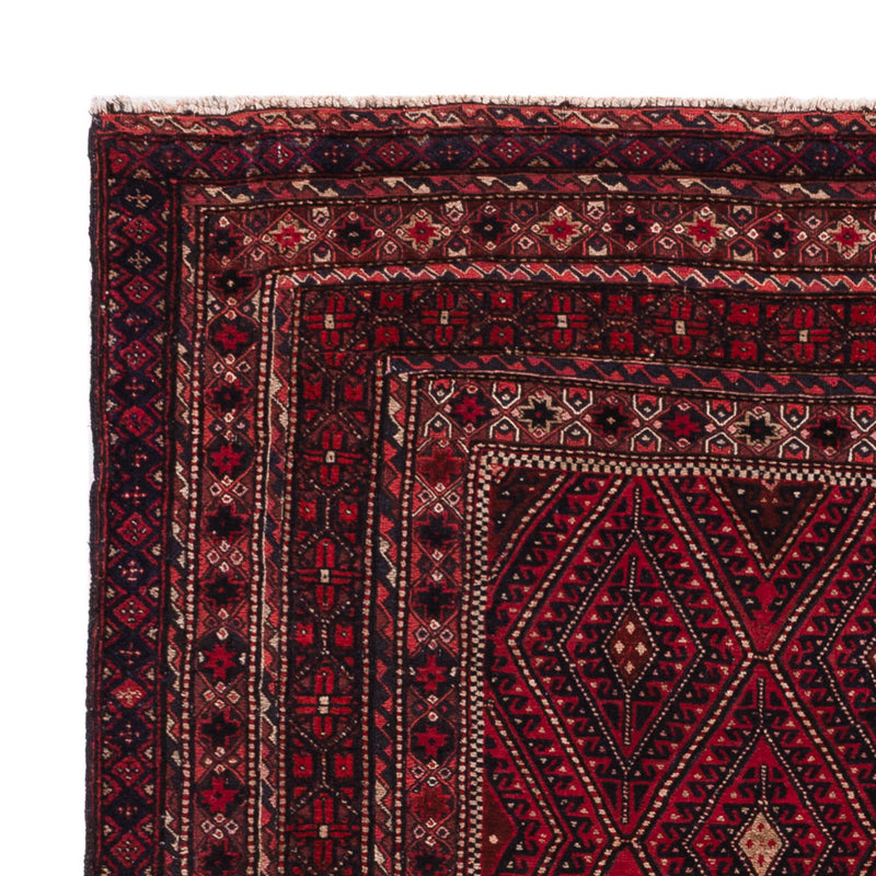 Kelim Afghan Teppich 149x174cm - dunkelrot