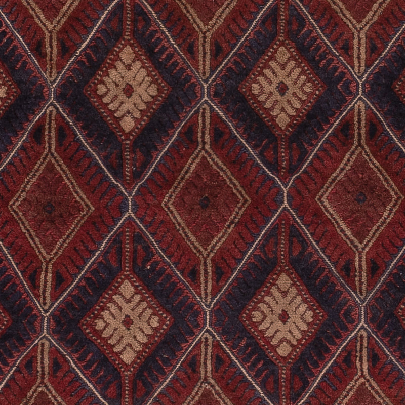 Kelim Afghan Teppich 164x190cm - dunkelbeige