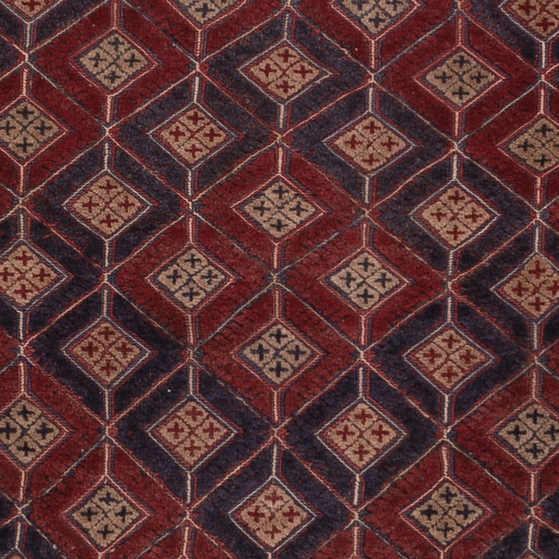 Kelim Afghan Teppich 158x186cm - dunkelbeige