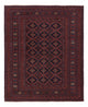 Kelim Afghan Teppich 156x189cm - dunkelbeige
