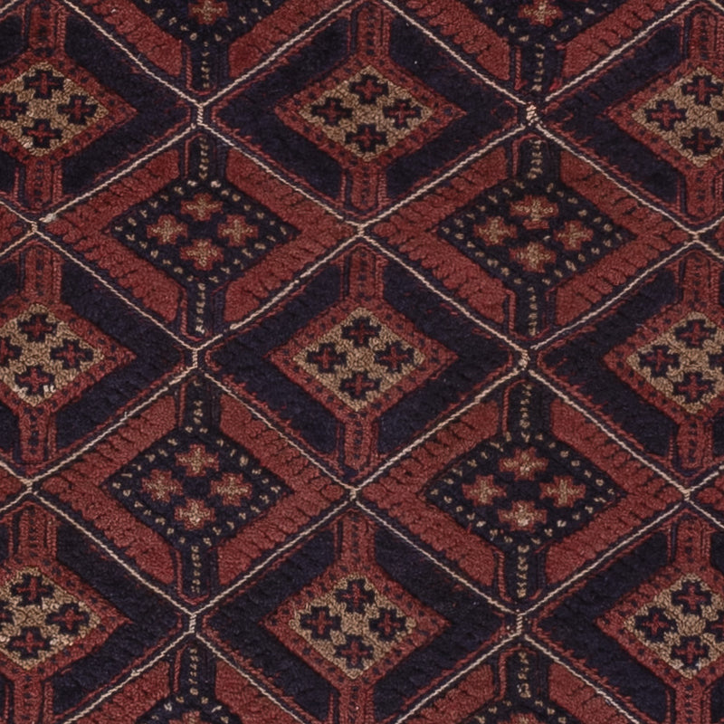 Kelim Afghan Teppich 156x189cm - dunkelbeige