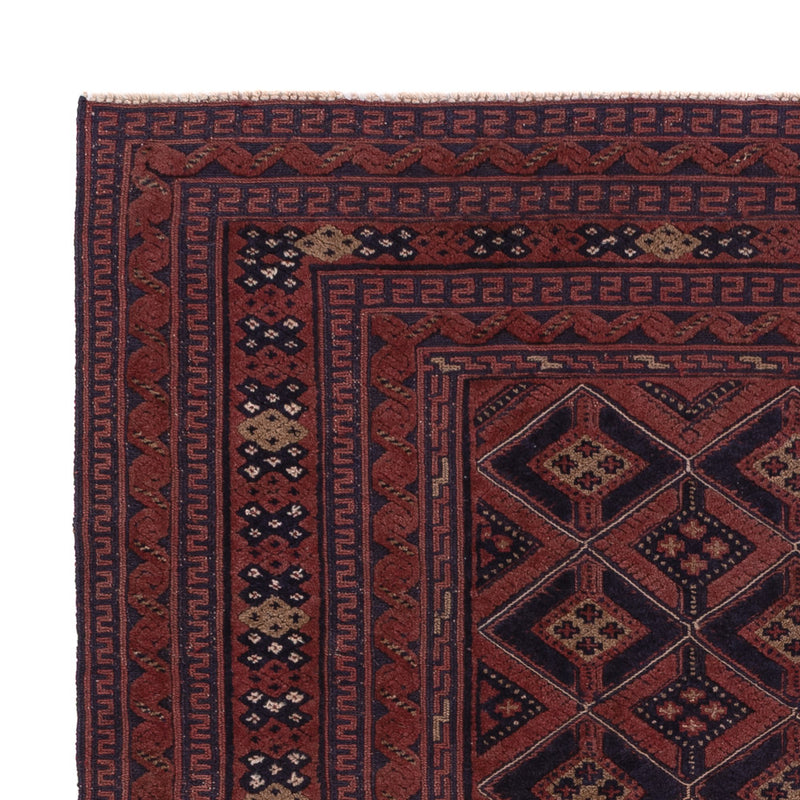 Kelim Afghan Teppich 156x189cm - dunkelbeige