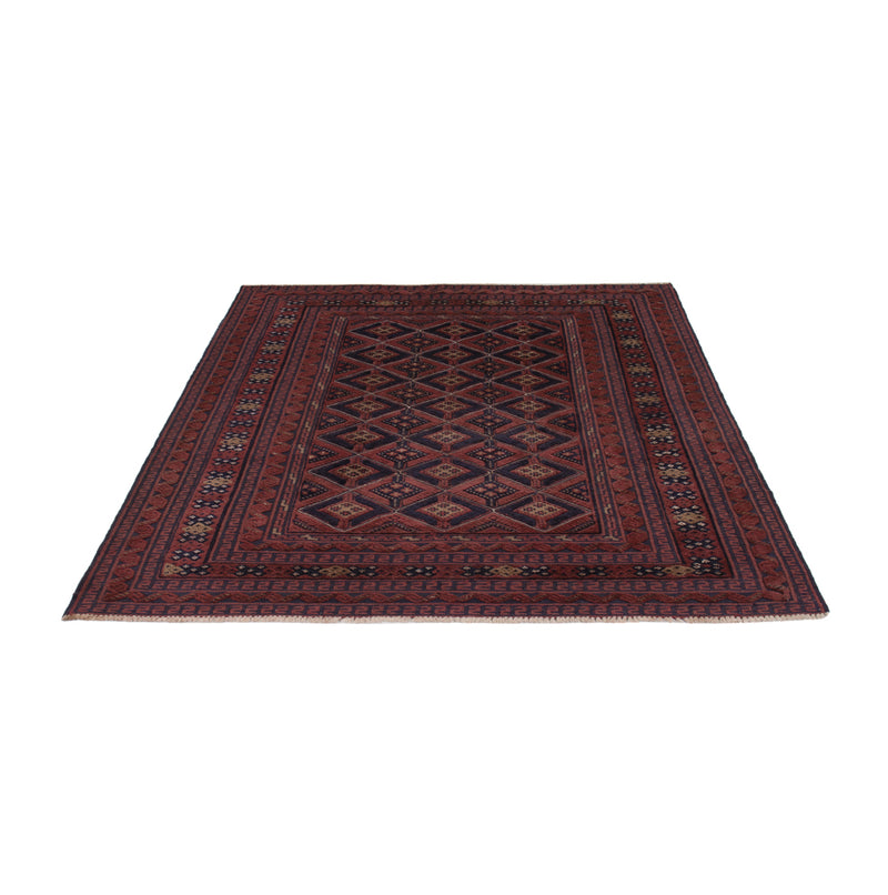 Kelim Afghan Teppich 156x189cm - dunkelbeige