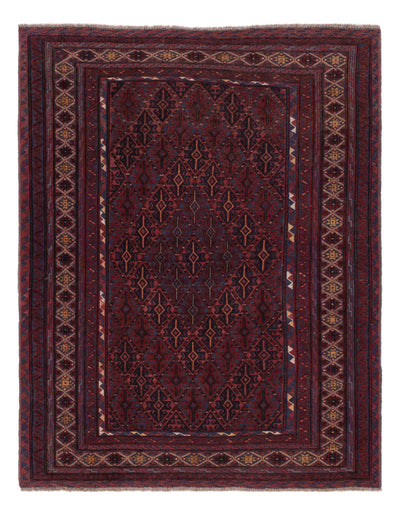 Kelim Afghan Teppich 148x184cm - dunkelbeige