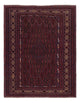 Kelim Afghan Teppich 148x184cm - dunkelbeige