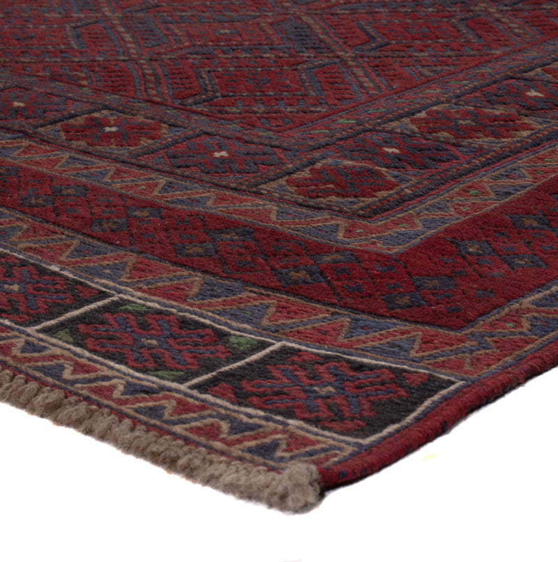 Kelim Afghan Teppich 143x190cm - dunkelbeige