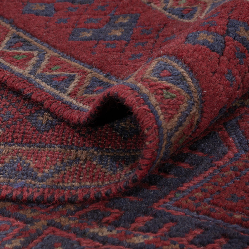 Kelim Afghan Teppich 143x190cm - dunkelbeige