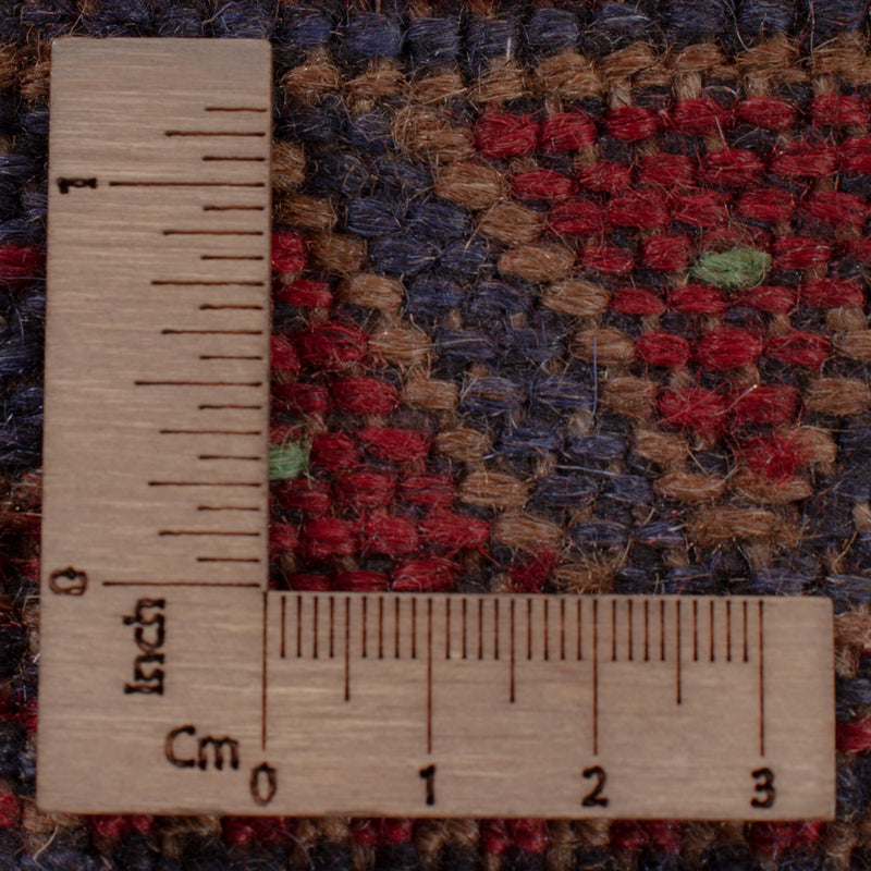 Kelim Afghan Teppich 143x190cm - dunkelbeige