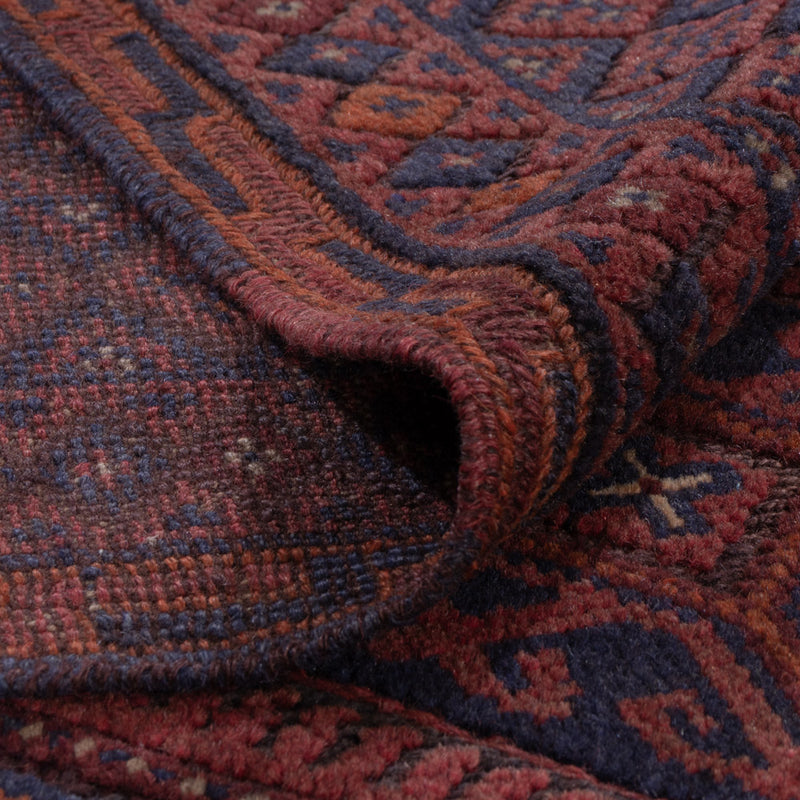 Kelim Afghan Teppich 158x198cm - dunkelbeige