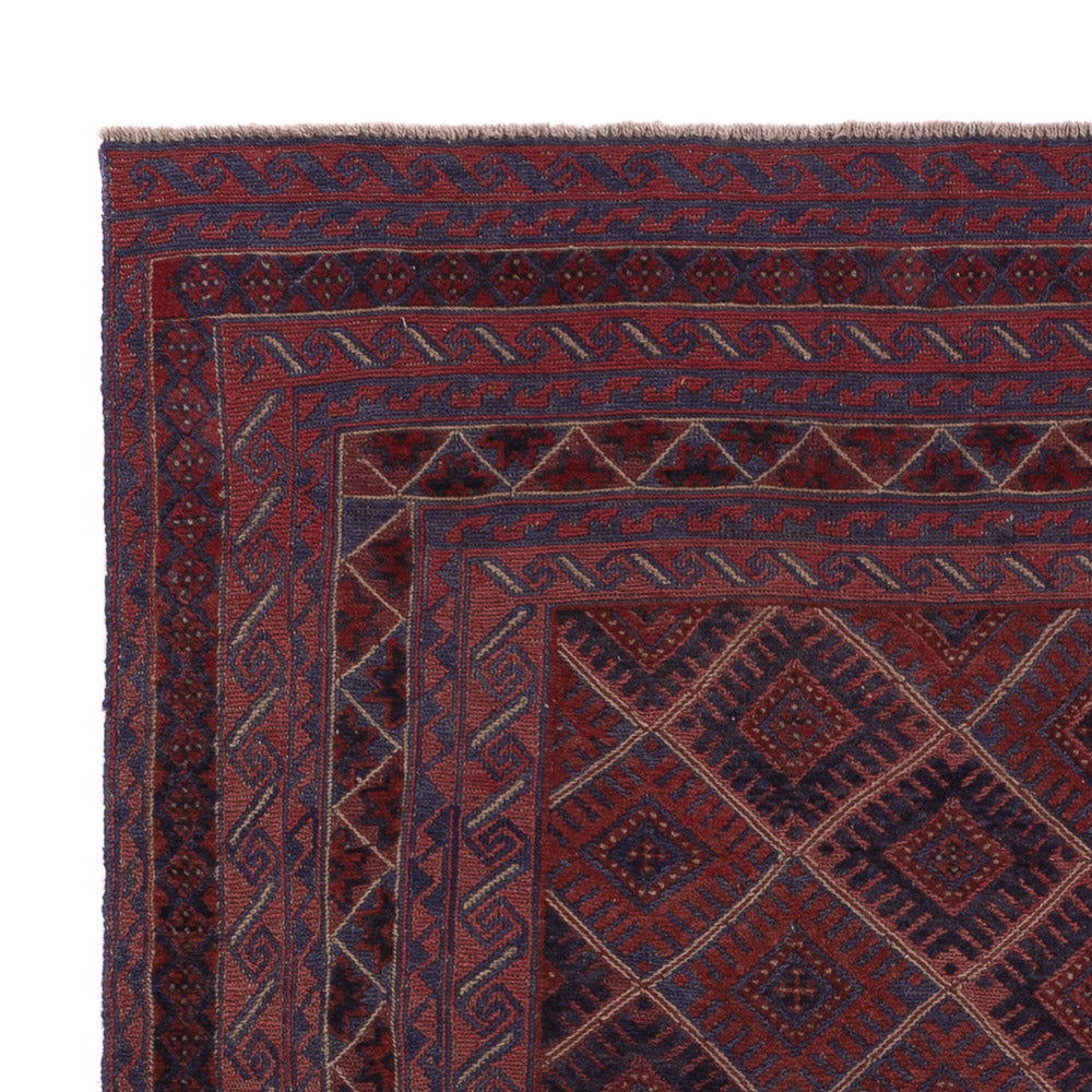 Kelim Afghan Teppich 150x188cm - dunkelbeige