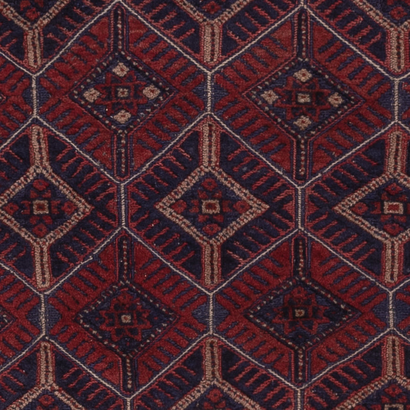 Kelim Afghan Teppich 144x194cm - dunkelbeige