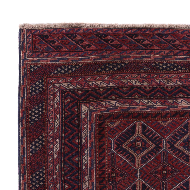 Kelim Afghan Teppich 144x194cm - dunkelbeige