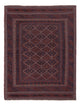 Kelim Afghan Teppich 155x197cm - dunkelbeige