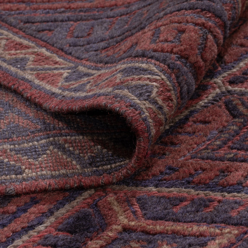 Kelim Afghan Teppich 155x197cm - dunkelbeige