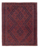 Kelim Afghan Teppich 159x194cm - dunkelrot