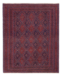 Kelim Afghan Teppich 145x191cm - dunkelrot – product image