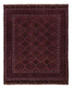 Kelim Afghan Teppich 159x190cm - dunkelbeige