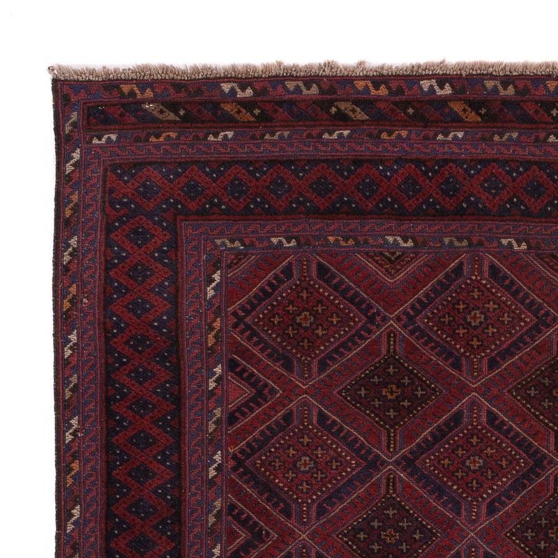Kelim Afghan Teppich 159x190cm - dunkelbeige