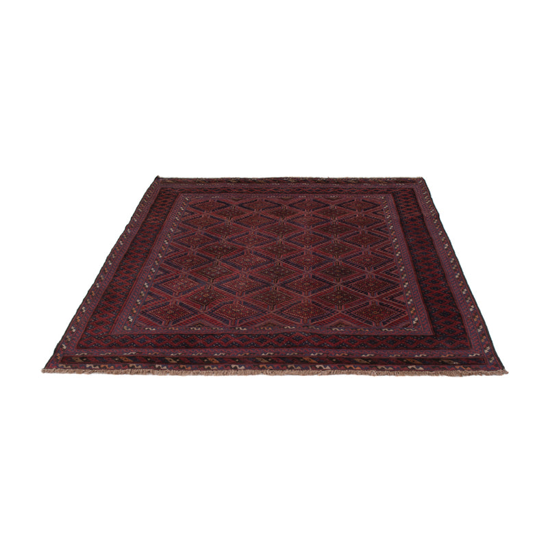 Kelim Afghan Teppich 159x190cm - dunkelbeige
