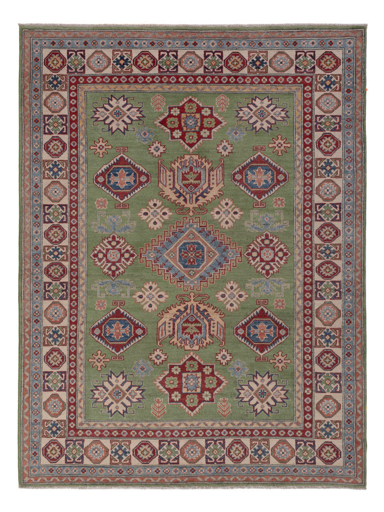 Kazak Teppich 173x237cm - Orientteppich - grün