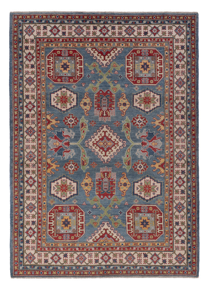 Kazak Teppich 175x247cm - Orientteppich - blau