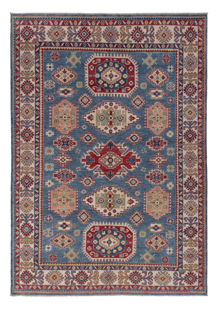 Kazak Teppich 169x237cm - Orientteppich - blau