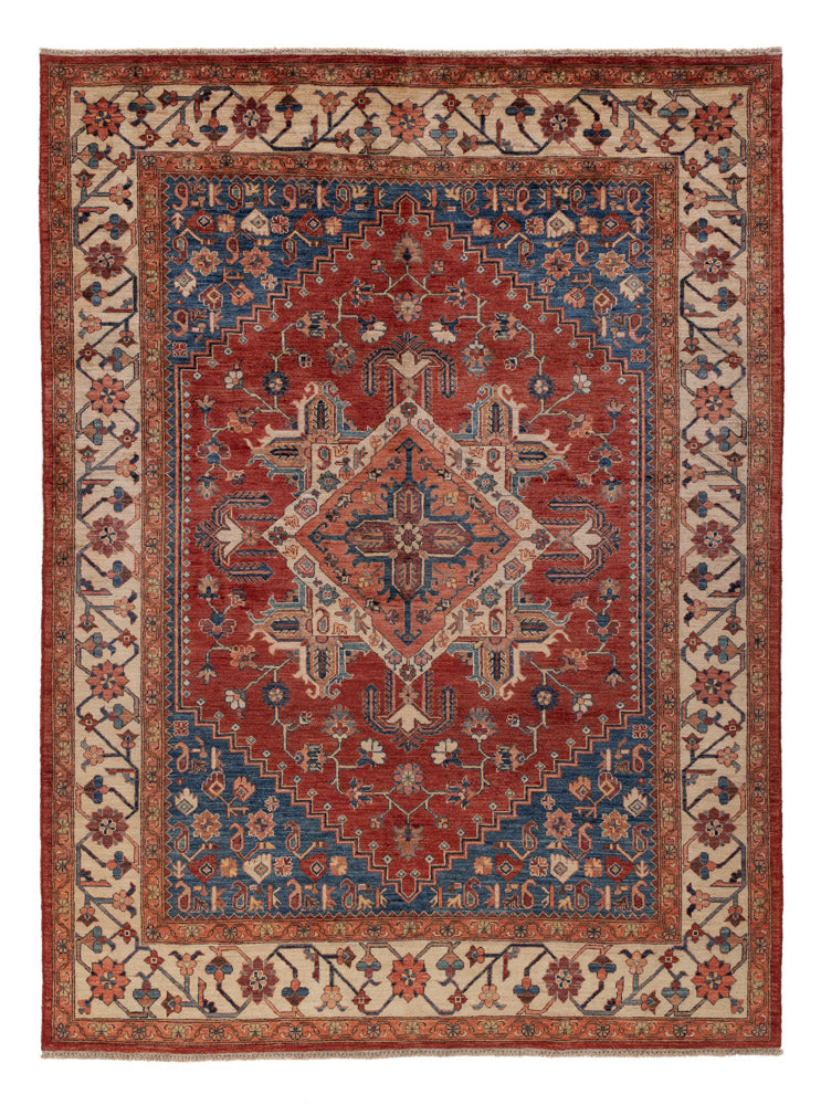 Kazak Teppich 190x256cm - Orientteppich - rot