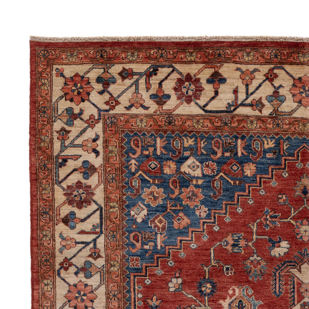 Kazak Teppich 190x256cm - Orientteppich - rot