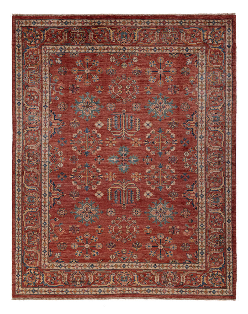 Kazak Teppich 188x241cm - Orientteppich - rot