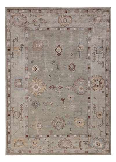 Usak Teppich 174x246cm - Orientteppich - grau